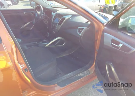 2012 Hyundai Veloster Base W/Black from USA, damaged, VIN KMHTC6AD9CU026629